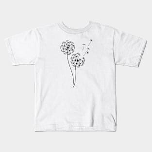 Sweet Dandelions Kids T-Shirt